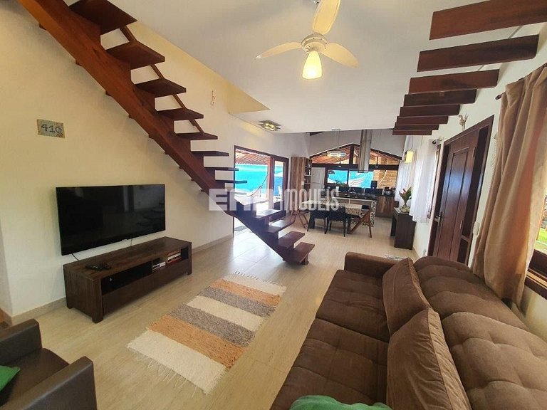 Casa com piscina para temporada em Itamambuca, Ubatuba