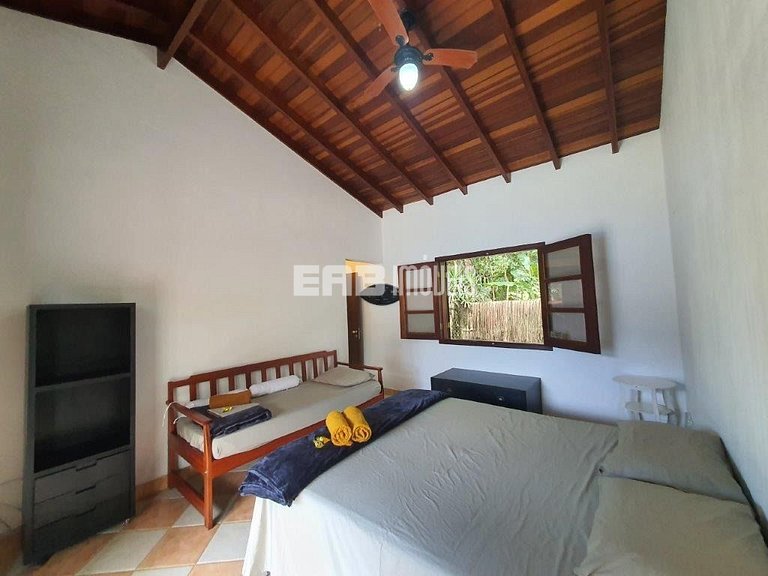 Casa com piscina para temporada em Itamambuca, Ubatuba