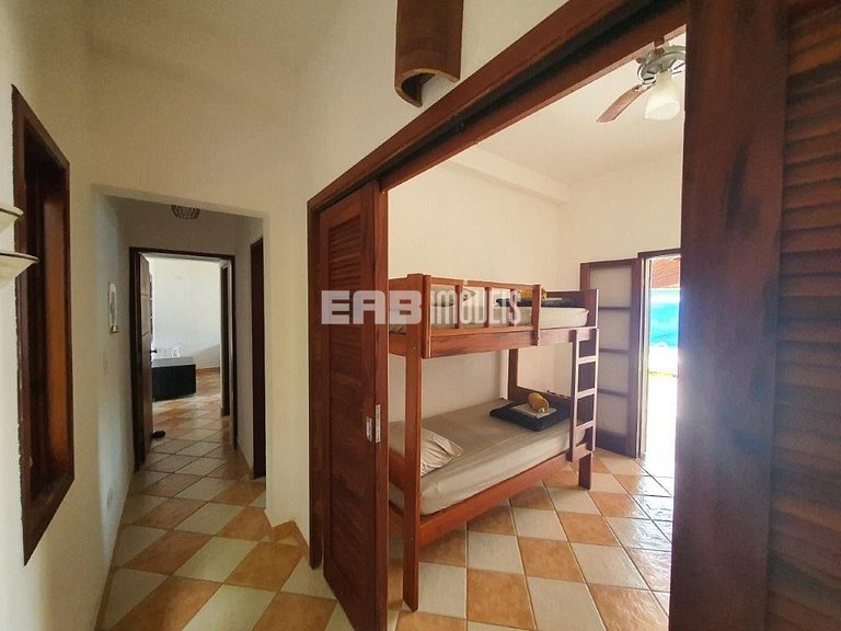 Casa com piscina para temporada em Itamambuca, Ubatuba