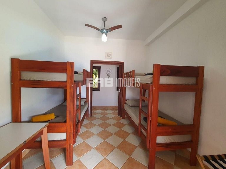 Casa com piscina para temporada em Itamambuca, Ubatuba