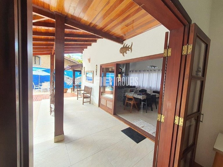 Casa com piscina para temporada em Itamambuca, Ubatuba