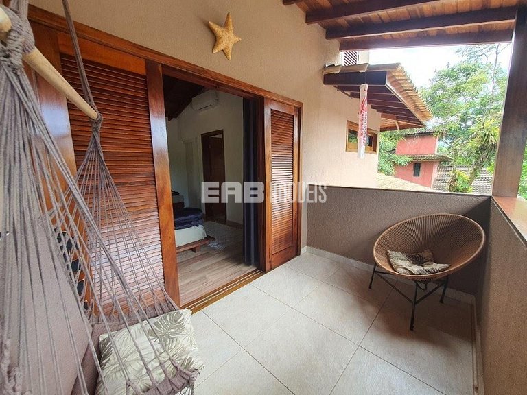 Casa com piscina para temporada em Itamambuca, Ubatuba