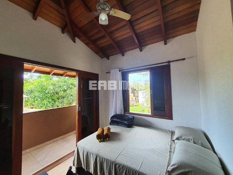 Casa com piscina para temporada em Itamambuca, Ubatuba