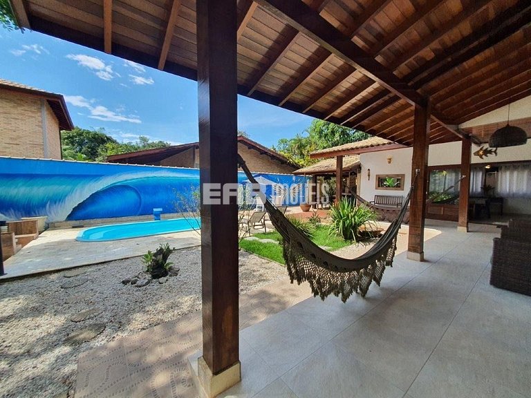 Casa com piscina para temporada em Itamambuca, Ubatuba