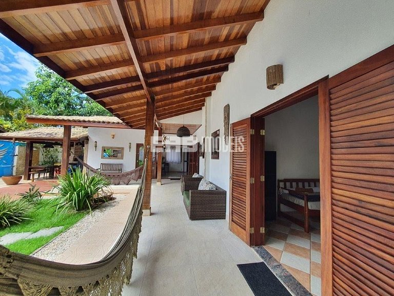 Casa com piscina para temporada em Itamambuca, Ubatuba