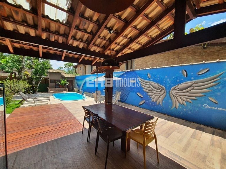 Casa com piscina para temporada em Itamambuca, Ubatuba