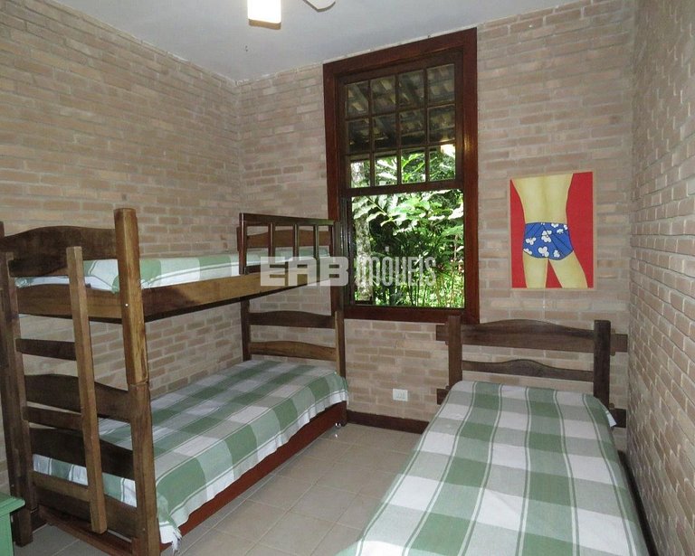 Casa para temporada na Praia do Felix, Ubatuba