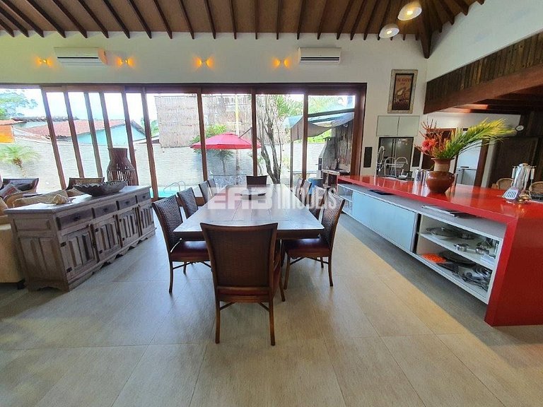 Casa de alto padrão para temporada em Itamambuca