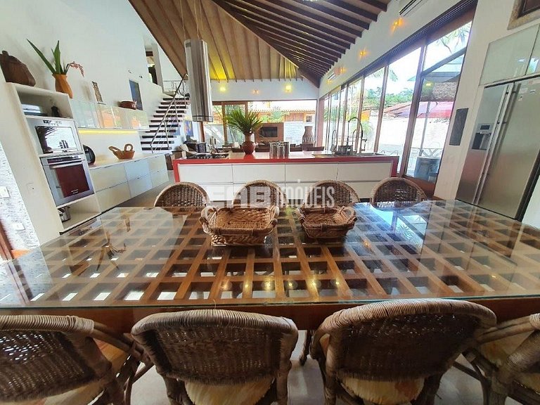 Casa de alto padrão para temporada em Itamambuca