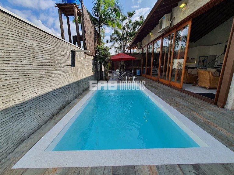 Casa de alto padrão para temporada em Itamambuca