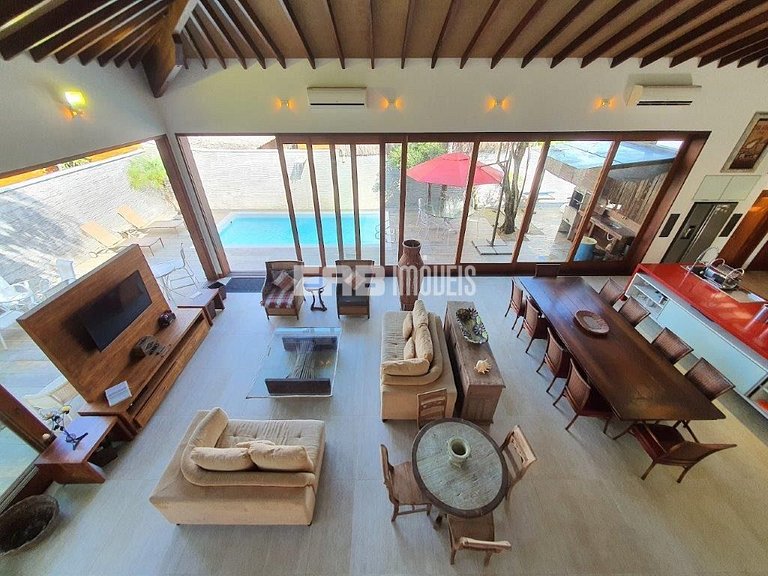 Casa de alto padrão para temporada em Itamambuca