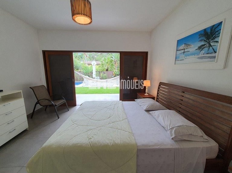 Casa em Itamambuca com piscina para 8 pessoas