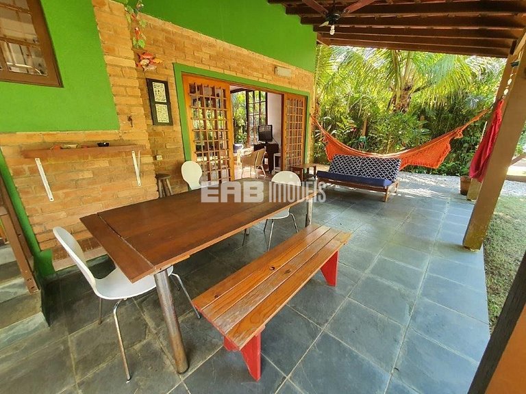 Casa aconchegante para 10 pessoas na praia de Itamambuca