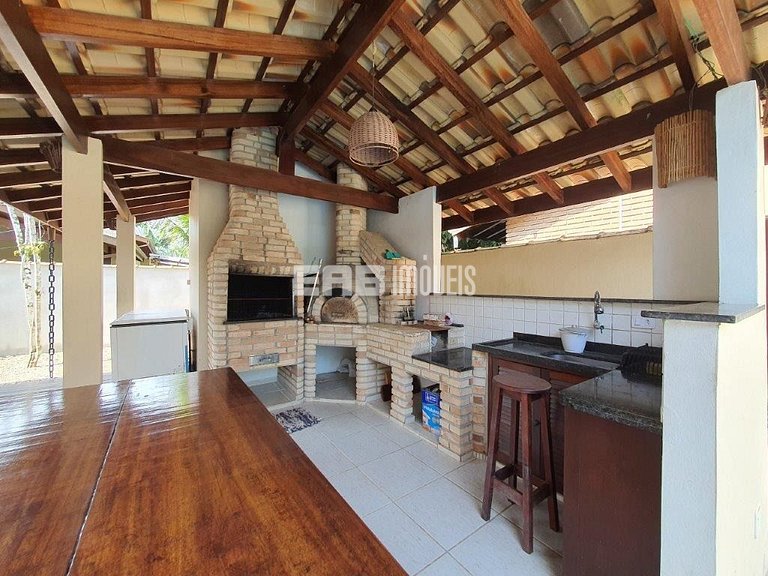 Casa com piscina, em Itamambuca, para famílias de até 12 pes