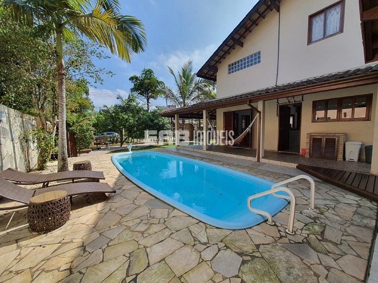 Casa com piscina, em Itamambuca, para famílias de até 12 pes