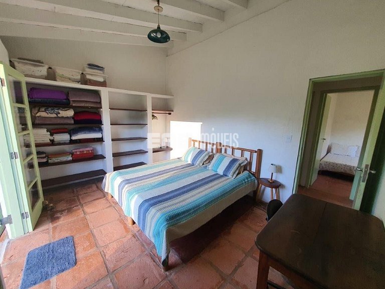 Aconchegante casa de praia com vista para o rio Itamambuca