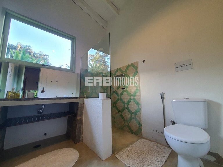 Aconchegante casa de praia com vista para o rio Itamambuca