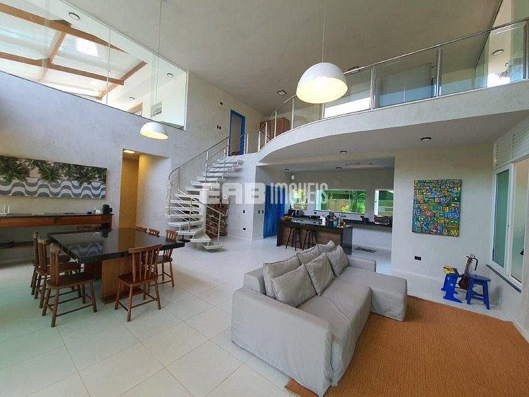 Casa para temporada em Itamambuca, com 4 dormitórios, piscin