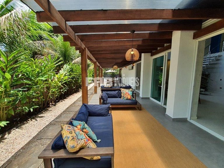 Casa para temporada em Itamambuca, com 4 dormitórios, piscin