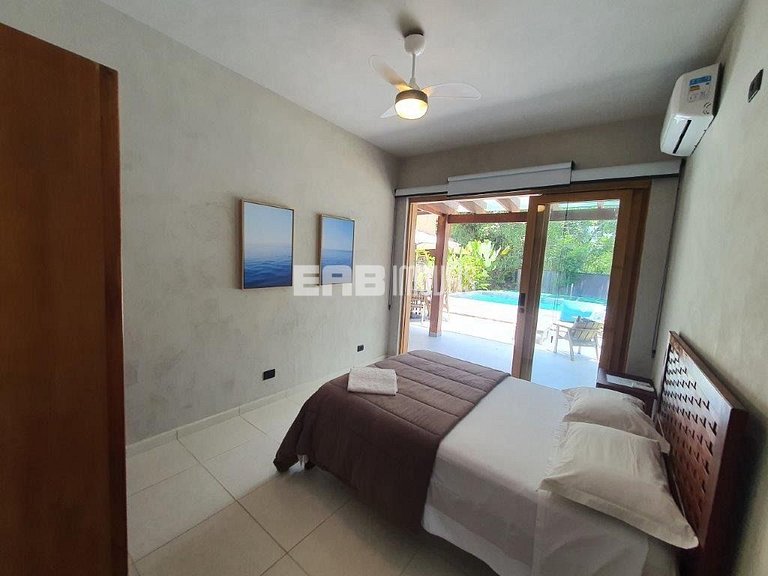 Casa para temporada em Itamambuca, com 4 dormitórios, piscin