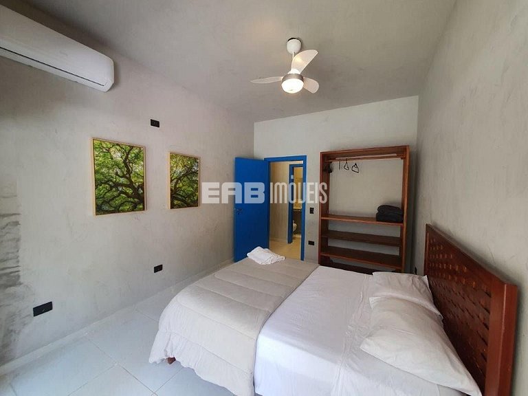 Casa para temporada em Itamambuca, com 4 dormitórios, piscin