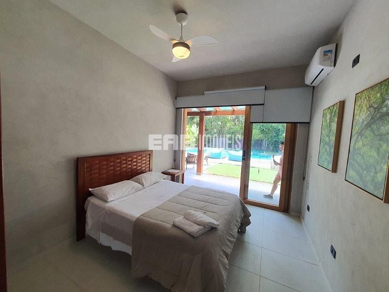 Casa para temporada em Itamambuca, com 4 dormitórios, piscin