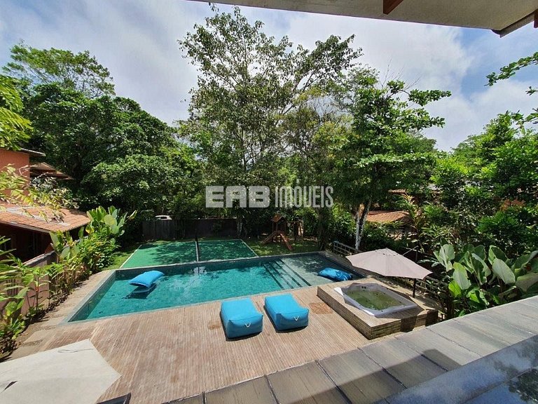 Casa para temporada em Itamambuca, com 4 dormitórios, piscin