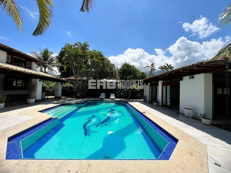 Casa com piscina para locação de temporada em Itamambuca, Ub