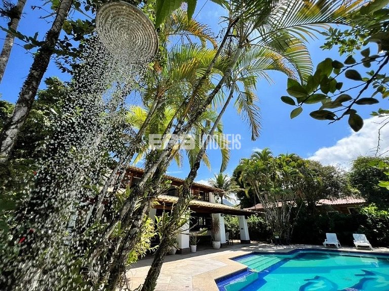 Casa com piscina para locação de temporada em Itamambuca, Ub