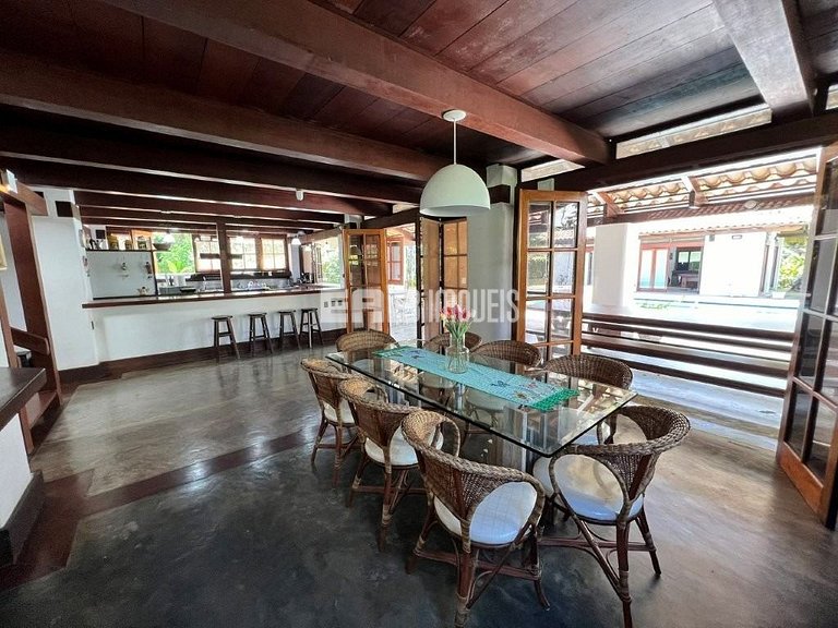 Casa com piscina para locação de temporada em Itamambuca, Ub