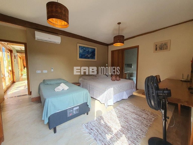 Casa com 4 suítes para temporada em Itamambuca