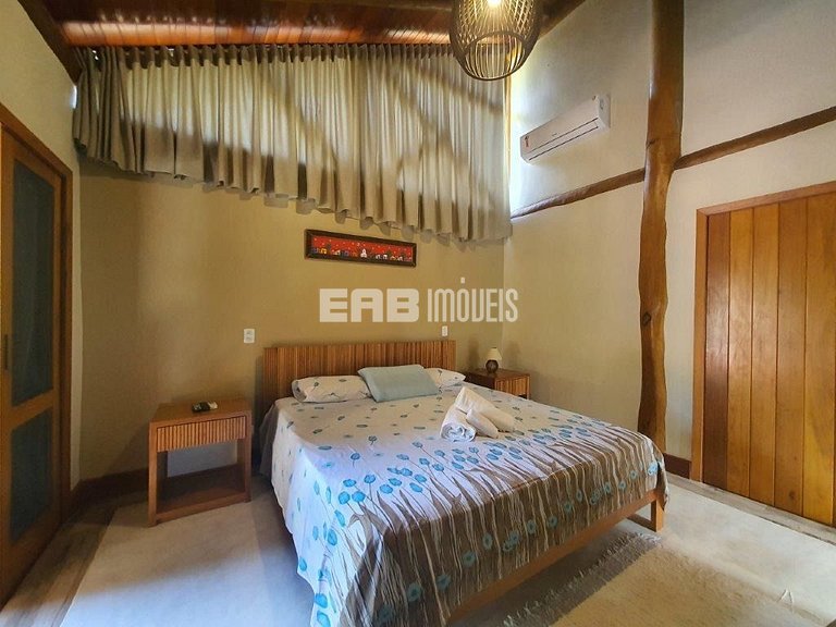 Casa com 4 suítes para temporada em Itamambuca