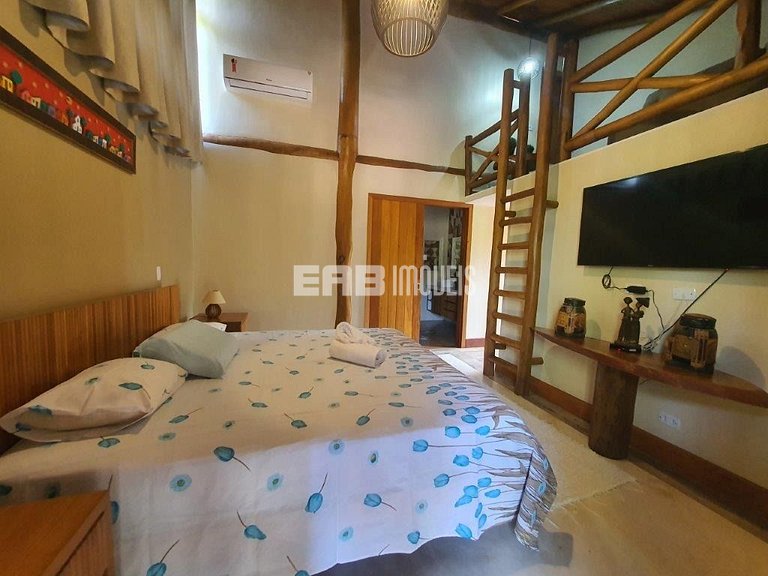 Casa com 4 suítes para temporada em Itamambuca