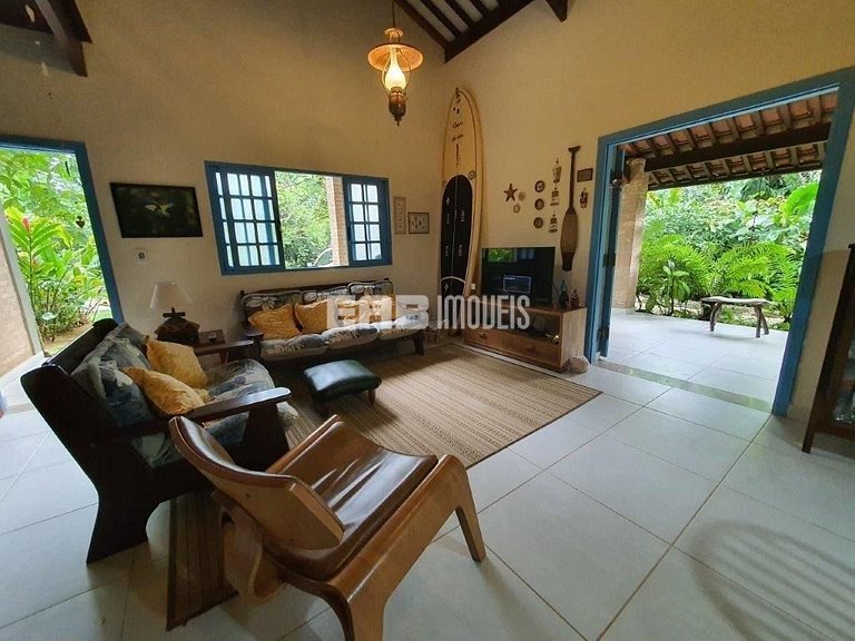 Charmosa casa de tijolinho para locação de temporada