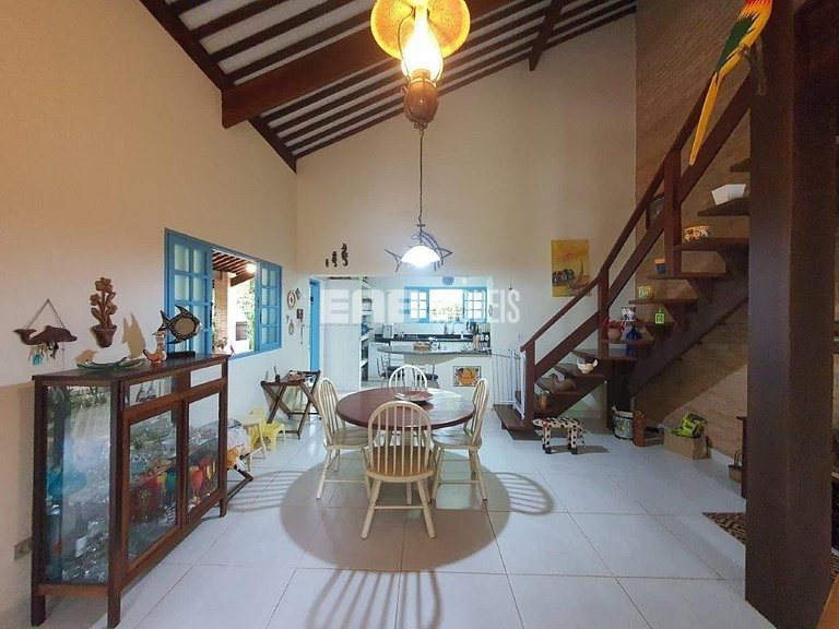 Charmosa casa de tijolinho para locação de temporada