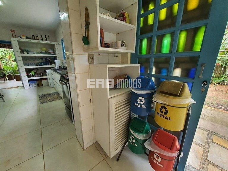 Charmosa casa de tijolinho para locação de temporada