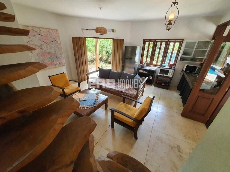 Casa com piscina para temporada em Itamambuca