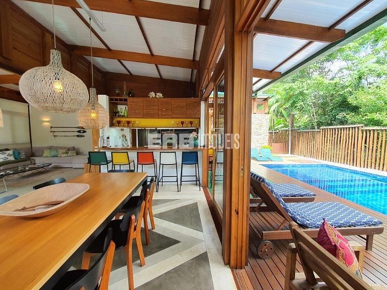 Casa para 6 pessoas na Praia de Itamambuca, Ubatuba