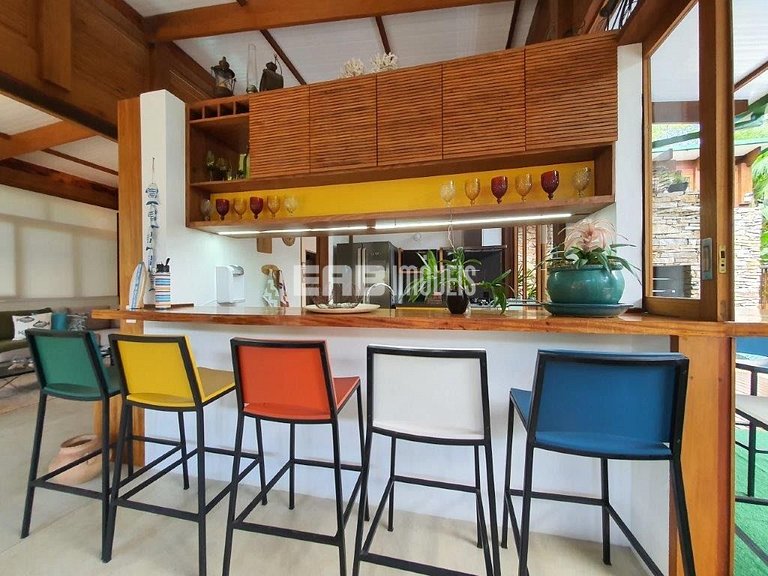 Casa para 6 pessoas na Praia de Itamambuca, Ubatuba