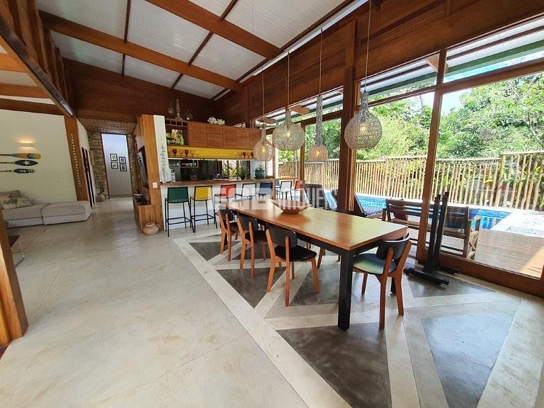 Casa para 6 pessoas na Praia de Itamambuca, Ubatuba