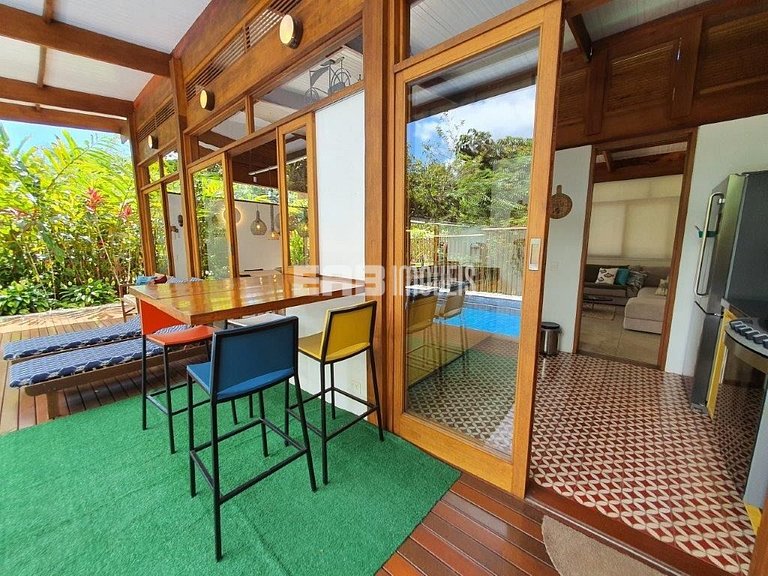 Casa para 6 pessoas na Praia de Itamambuca, Ubatuba