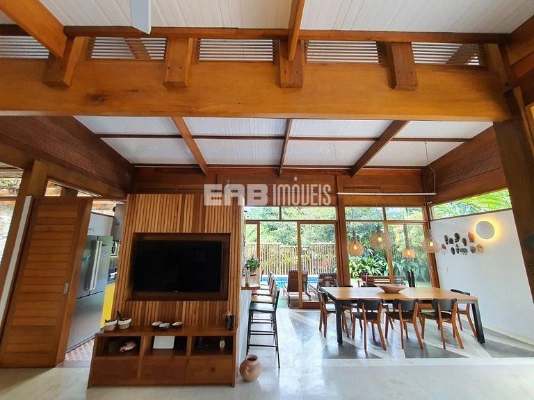 Casa para 6 pessoas na Praia de Itamambuca, Ubatuba