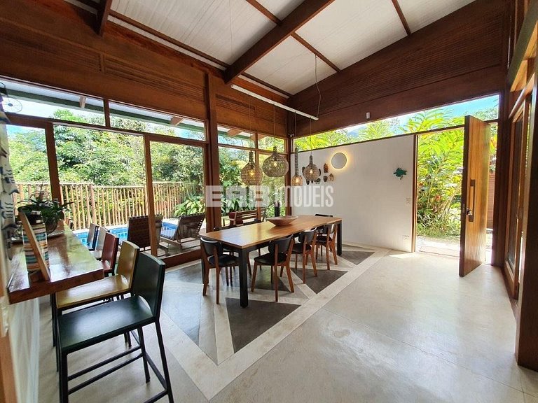 Casa para 6 pessoas na Praia de Itamambuca, Ubatuba