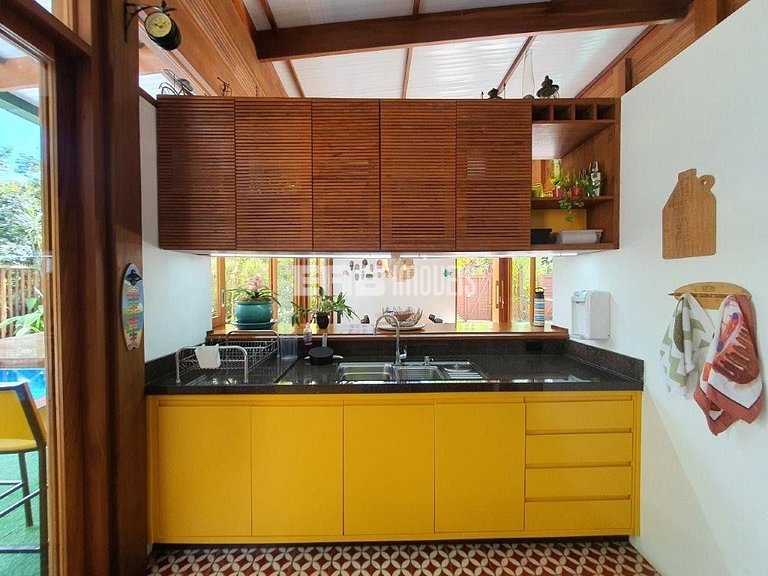 Casa para 6 pessoas na Praia de Itamambuca, Ubatuba