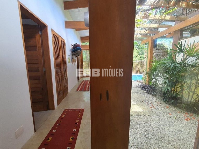 Casa para 6 pessoas na Praia de Itamambuca, Ubatuba