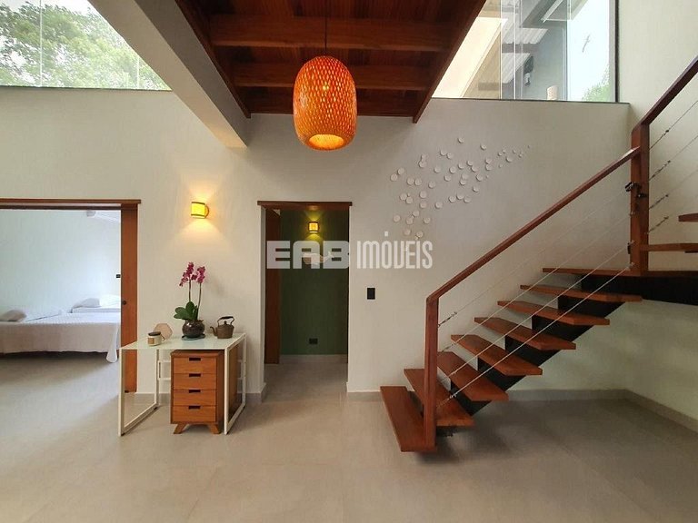 Casa de praia moderna para temporada em Itamambuca