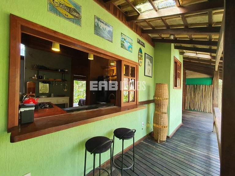 Charmosa casa de praia para locação em Itamambuca