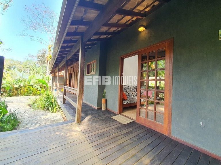 Charmosa casa de praia para locação em Itamambuca