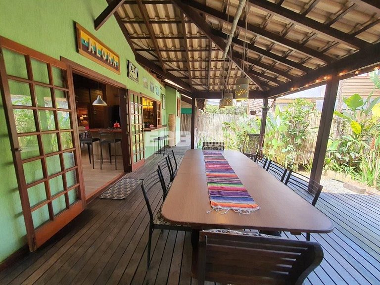 Charmosa casa de praia para locação em Itamambuca