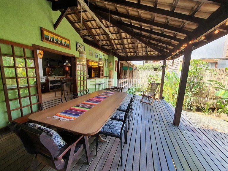 Charmosa casa de praia para locação em Itamambuca